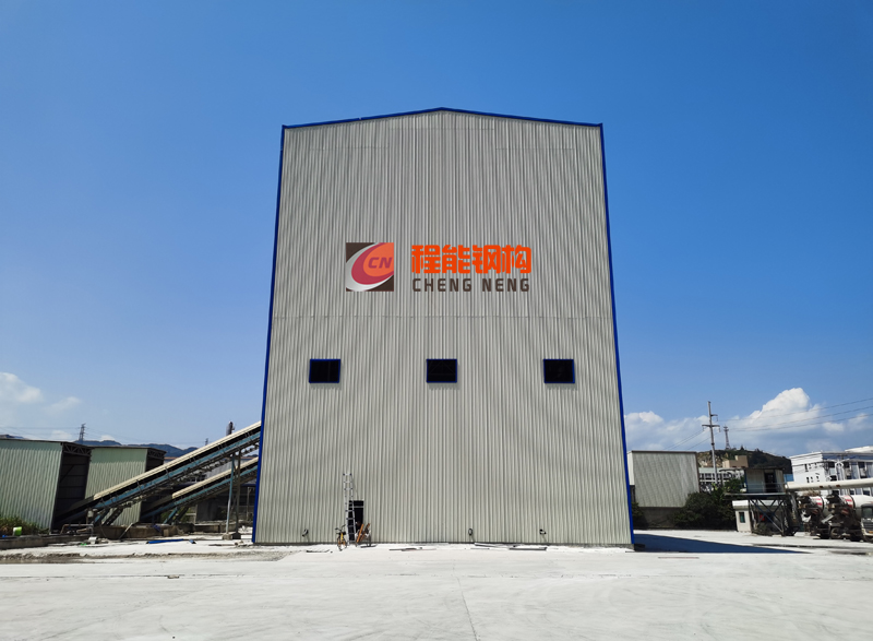 寧德鋼結構攪拌站封裝 溫州攪拌樓主樓外包